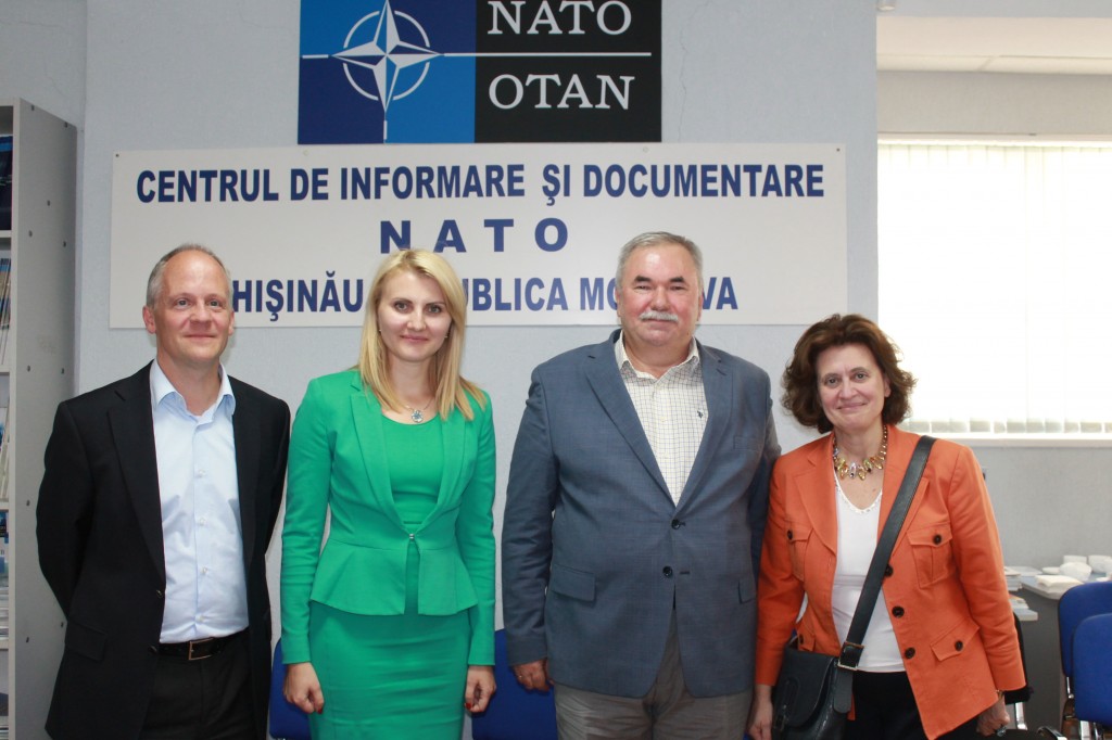 NATO officials visit the IDC on NATO