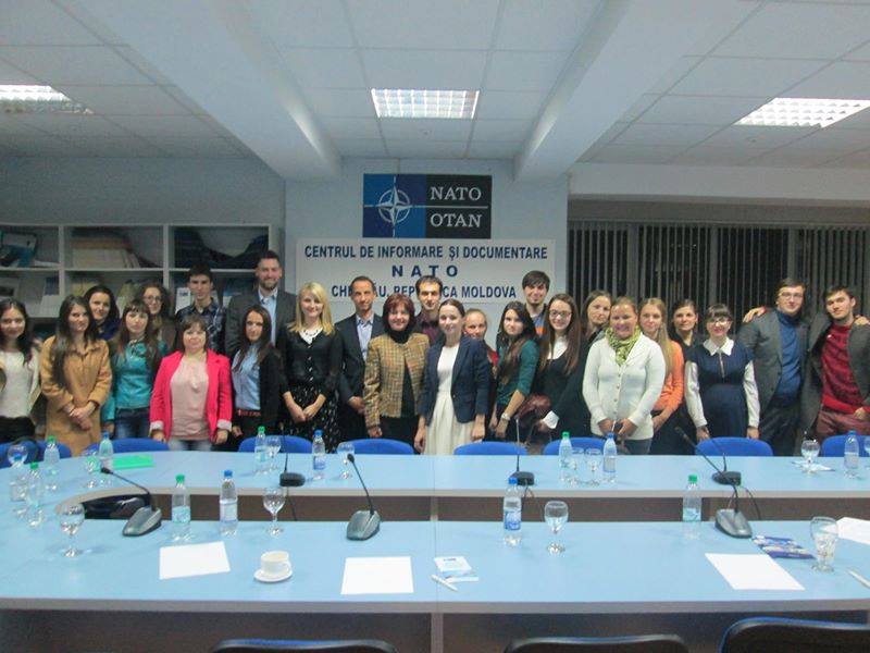 Public lecture for the MSU graduate students held by NATO officers James Mackey and Krisztian Meszaros