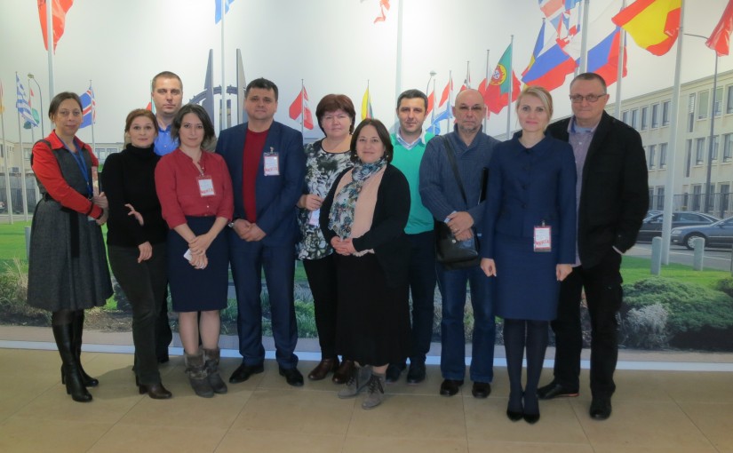 The study tour at the General NATO Headquarters