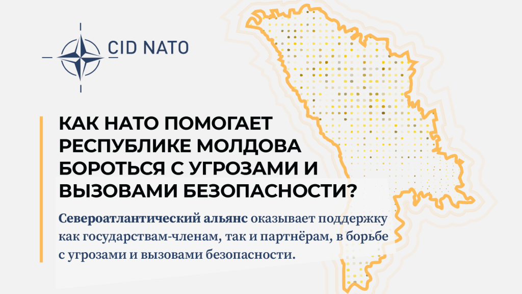 Инфографик – Как НАТО помогает Республике Молдова бороться с угрозами и вызовами безопасности?