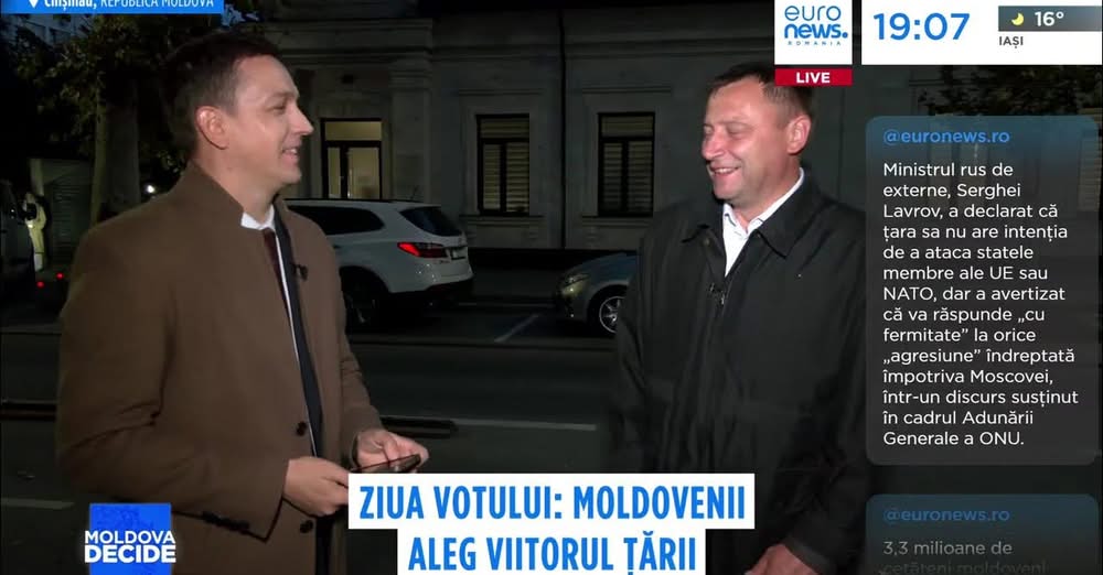 Directorul executiv CID NATO, Ion Tăbârță, la postul de televiziune Euronews România